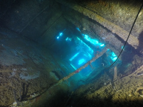 MV Mikhail Lermontov, wreck